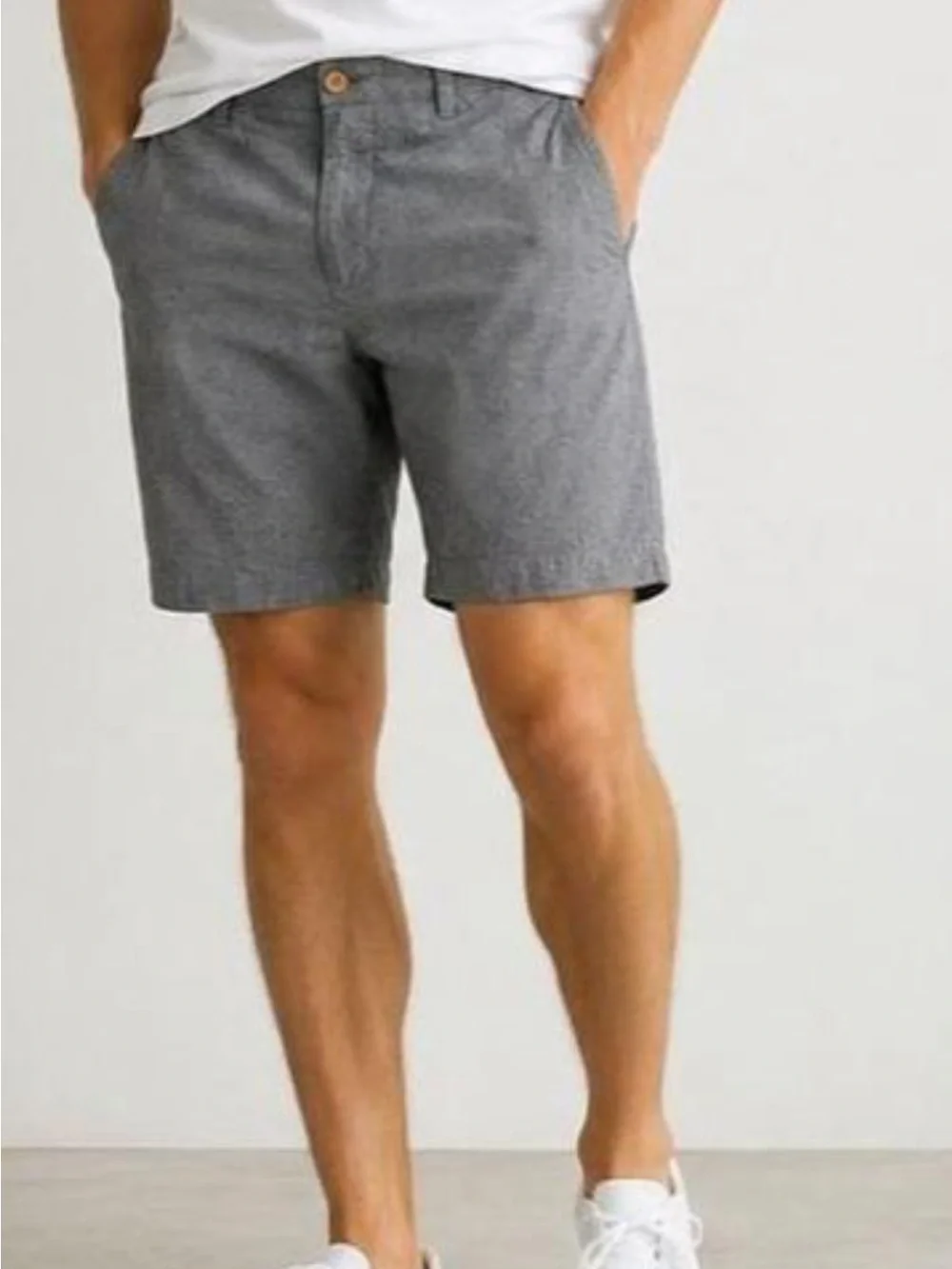 J. Crew Gray Flat-Front Men's Shorts